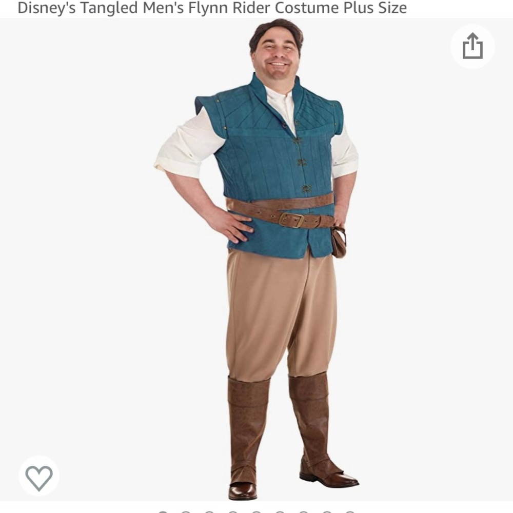 Big guys Flynn Ryder costume